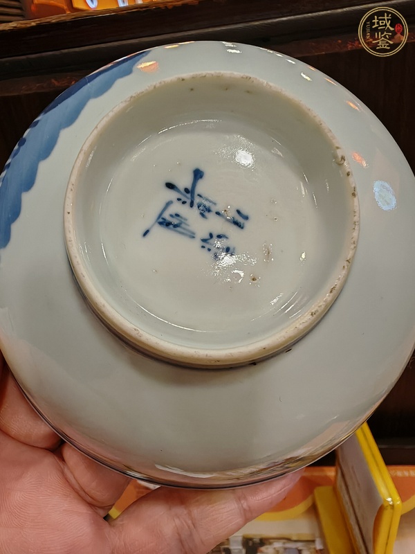 古玩陶瓷晚清青花碗真品鑒賞圖