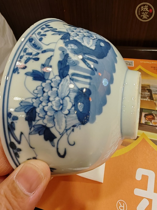 古玩陶瓷晚清青花碗真品鑒賞圖