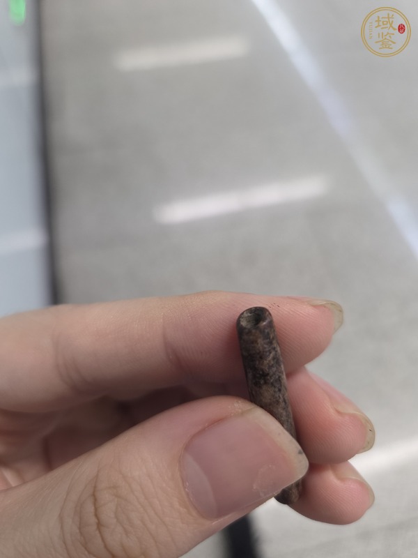 古玩地方料玉管真品鑒賞圖