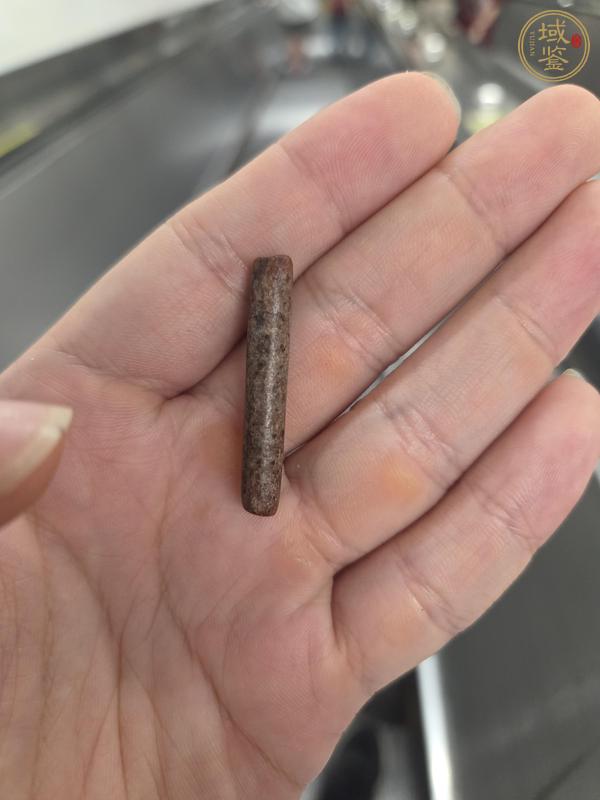 古玩玉器地方料玉管真品鑒賞圖