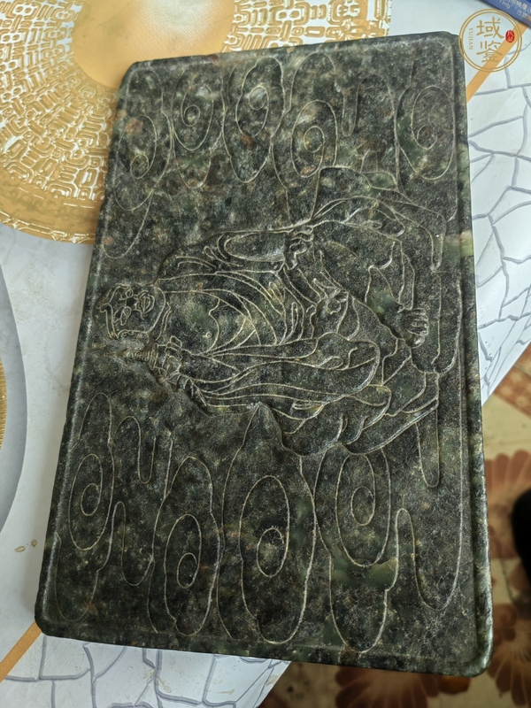古玩玉器羅漢像擺件真品鑒賞圖