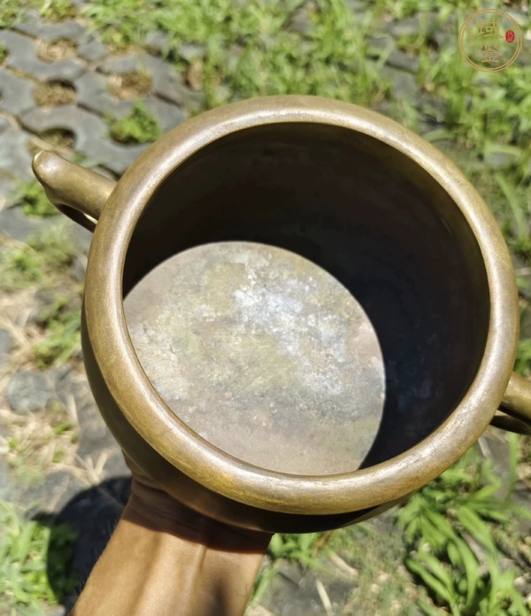 古玩銅器銅爐真品鑒賞圖