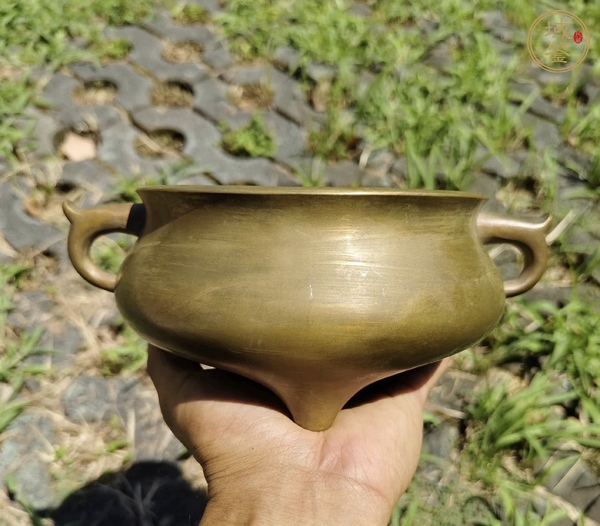 古玩銅器銅爐真品鑒賞圖