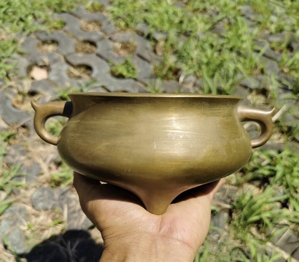 古玩銅器銅爐拍賣，當(dāng)前價(jià)格13000元