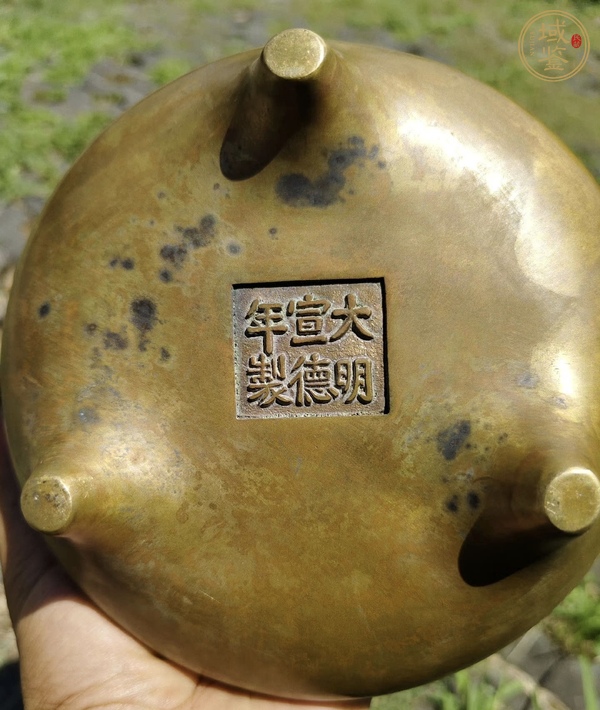 古玩銅器銅爐真品鑒賞圖
