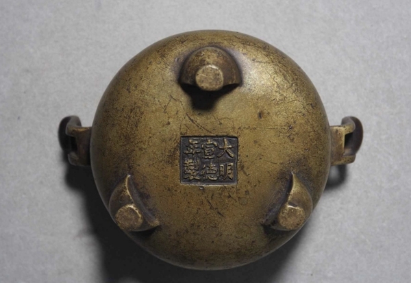 古玩銅器銅爐拍賣(mài)，當(dāng)前價(jià)格5200元