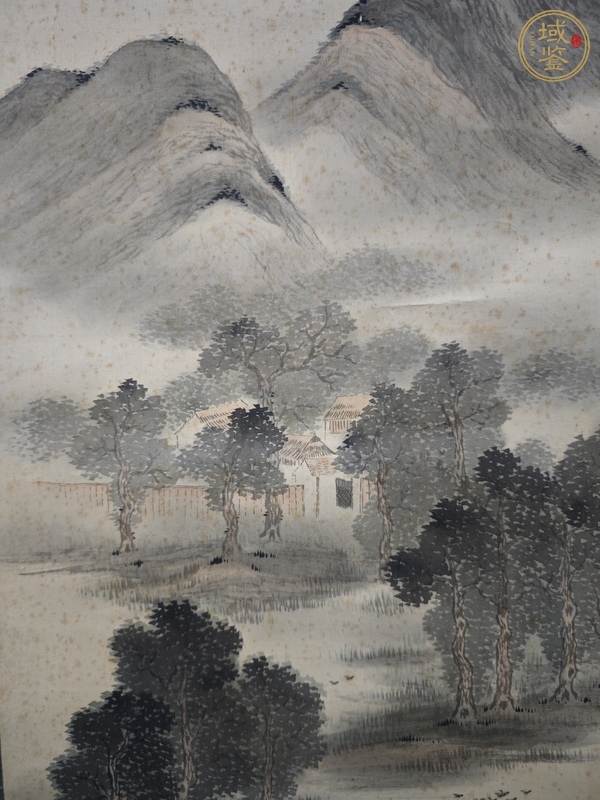 古玩字畫(huà)林紓款寫(xiě)意山水真品鑒賞圖
