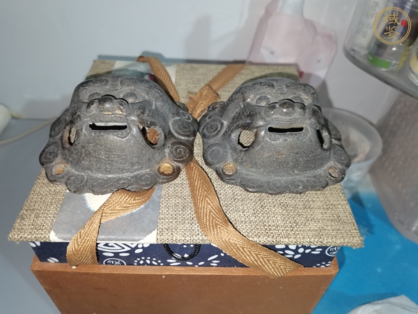 古玩陶瓷銅獅耳真品鑒賞圖