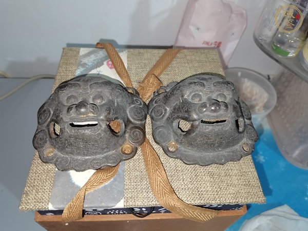古玩陶瓷銅獅耳真品鑒賞圖