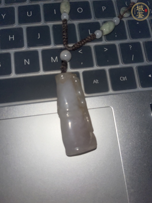 古玩玉器翡翠雕“節(jié)節(jié)高升”掛件真品鑒賞圖