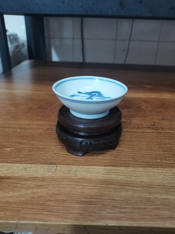 古玩陶瓷晚清三星高照?qǐng)D青花盤(pán)拍賣(mài)，當(dāng)前價(jià)格0元