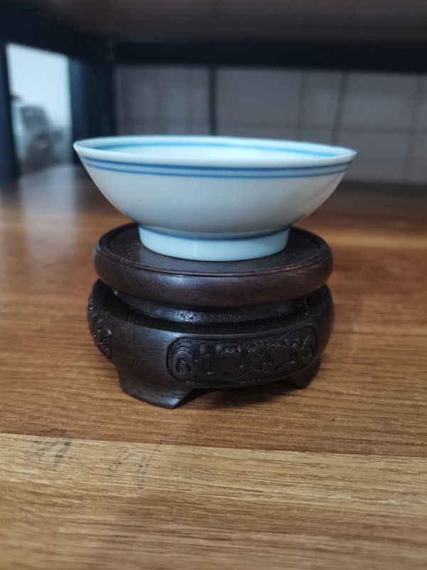 古玩陶瓷晚清三星高照?qǐng)D青花盤(pán)拍賣(mài)，當(dāng)前價(jià)格0元