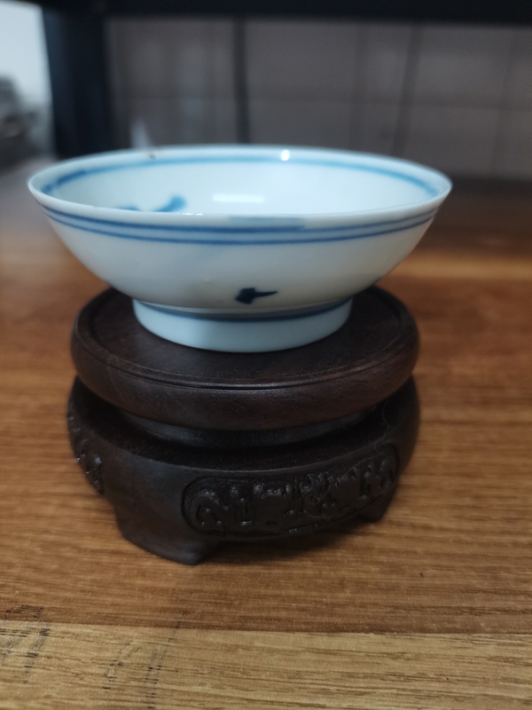 古玩陶瓷晚清三星高照?qǐng)D青花盤(pán)拍賣(mài)，當(dāng)前價(jià)格0元