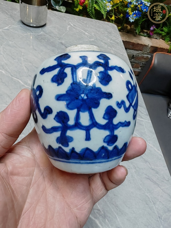 古玩陶瓷青花罐真品鑒賞圖