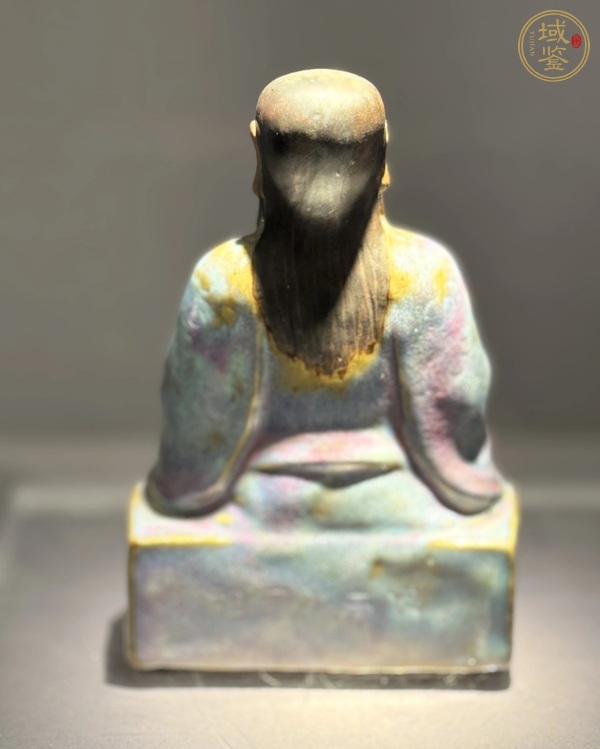 古玩陶瓷鈞釉玄武大帝造像真品鑒賞圖