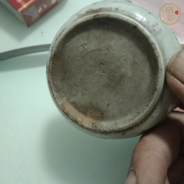 古玩陶瓷德化窯五彩壽字紋盤真品鑒賞圖