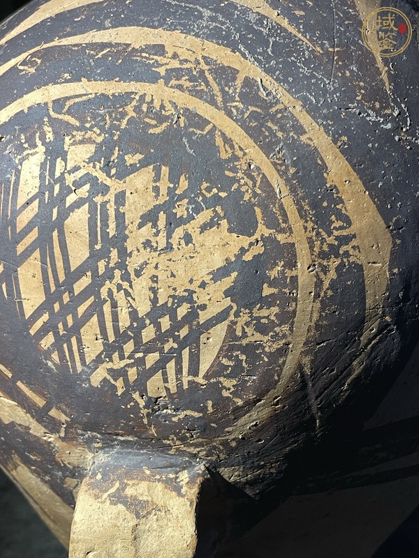 古玩陶瓷馬家窯文化馬廠類型彩陶罐真品鑒賞圖