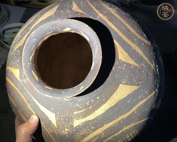 古玩陶瓷馬家窯文化馬廠類型彩陶罐真品鑒賞圖