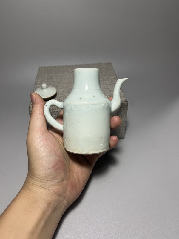 古玩陶瓷明代影青釉執壺拍賣，當前價格600元