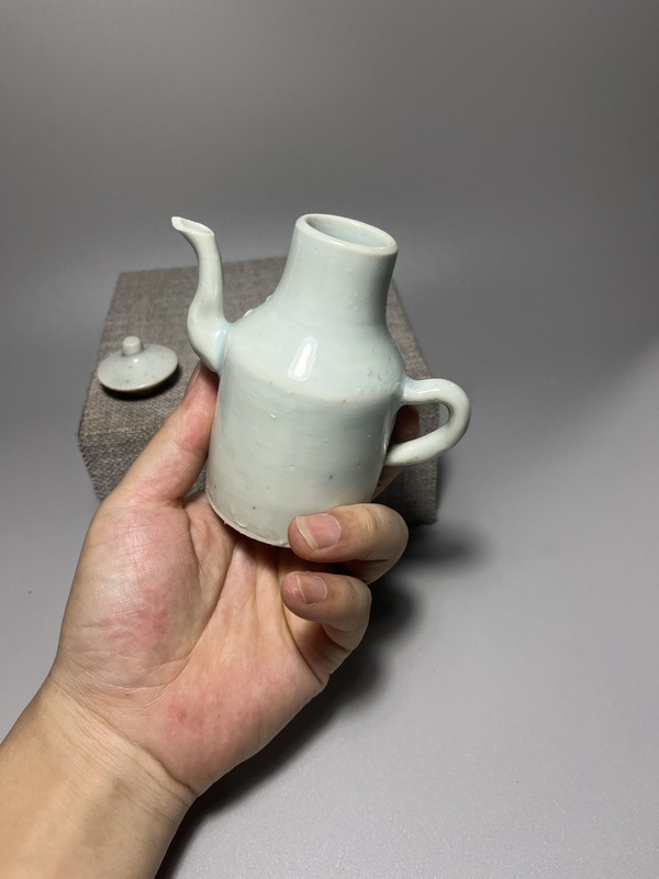 古玩陶瓷明代影青釉執壺拍賣，當前價格600元