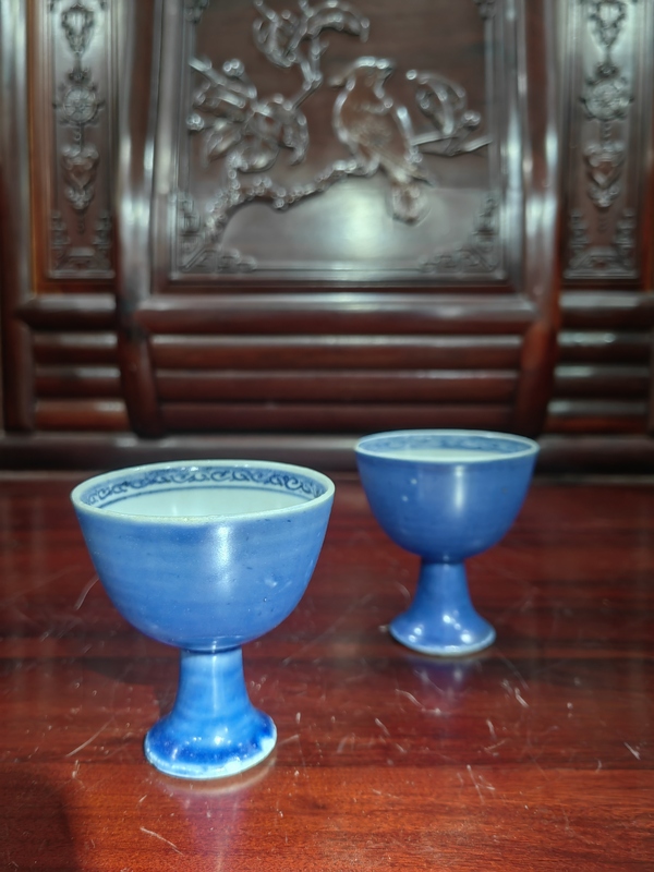 古玩陶瓷高足杯拍賣，當前價格30000元