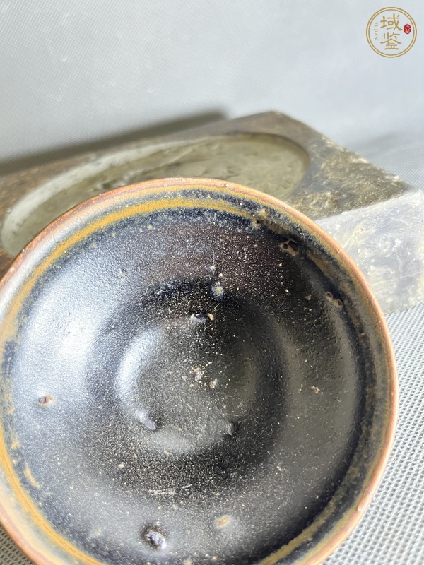 古玩陶瓷建窯系福清窯黑釉茶盞真品鑒賞圖