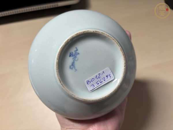 古玩陶瓷高麗青瓷長頸瓶真品鑒賞圖
