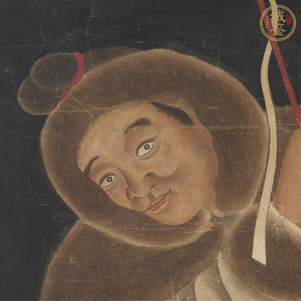 古玩字畫牧羊圖真品鑒賞圖