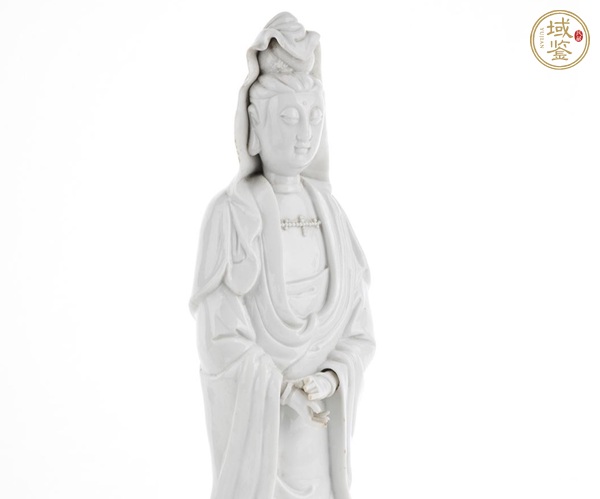 古玩陶瓷德化白瓷觀音菩薩造像真品鑒賞圖