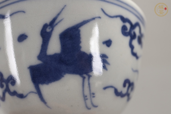 古玩陶瓷日本明治青花杯真品鑒賞圖
