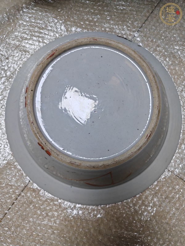 古玩陶瓷同治細路粉彩折沿盆真品鑒賞圖