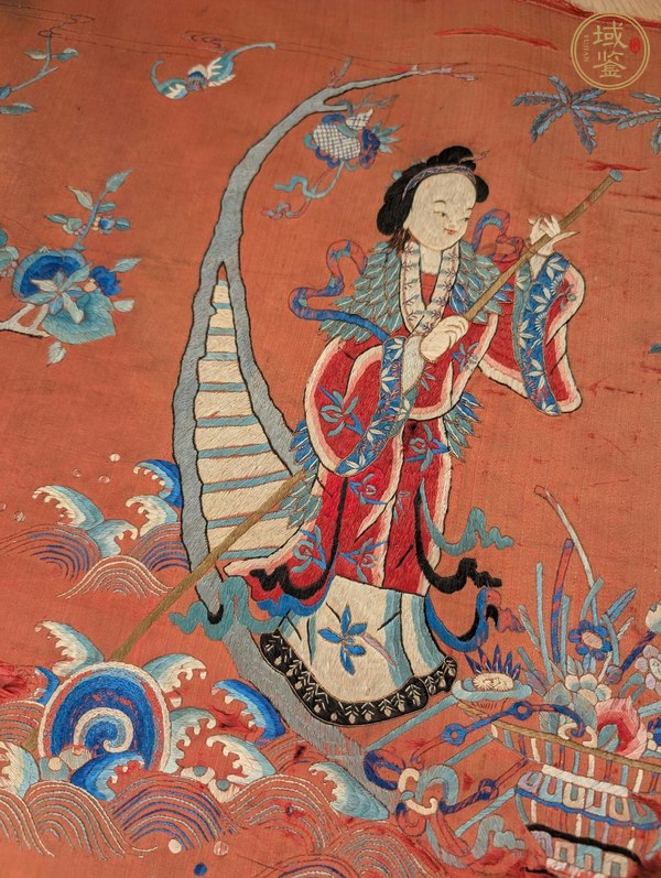 古玩雜項(xiàng)蘇繡神仙故事真品鑒賞圖