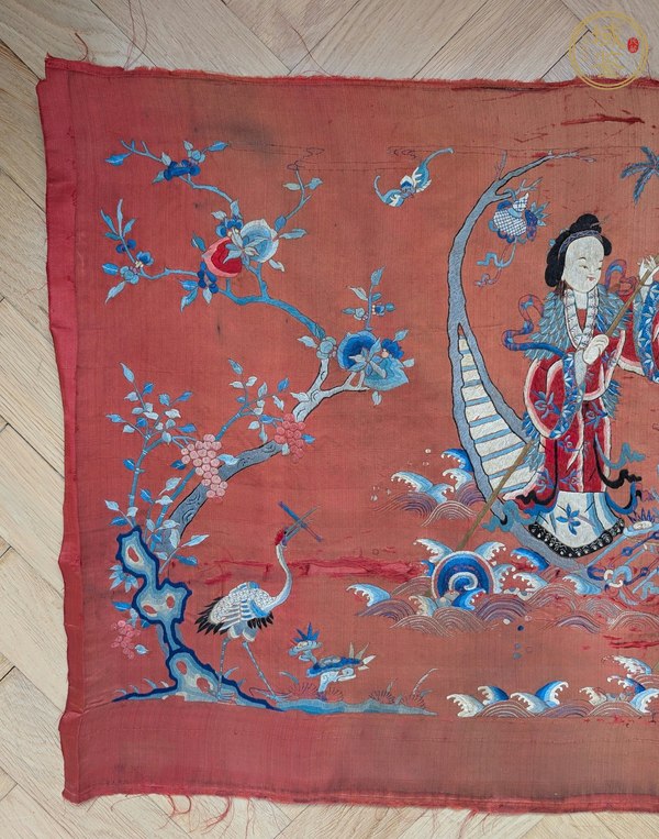古玩雜項(xiàng)蘇繡神仙故事真品鑒賞圖