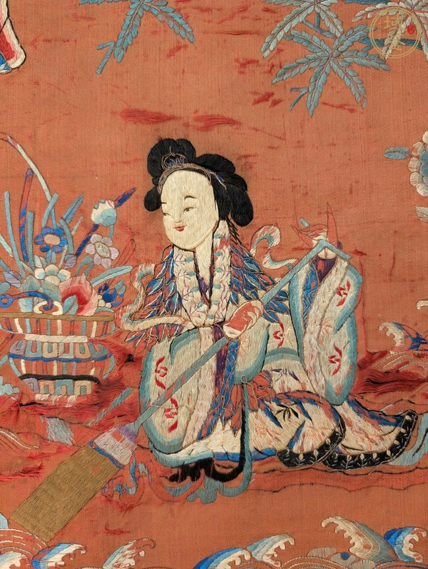 古玩雜項(xiàng)蘇繡神仙故事真品鑒賞圖