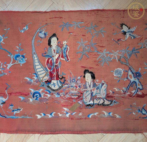 古玩雜項(xiàng)蘇繡神仙故事真品鑒賞圖