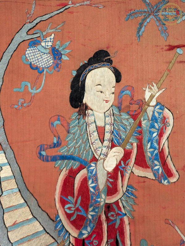 古玩雜項(xiàng)蘇繡神仙故事真品鑒賞圖