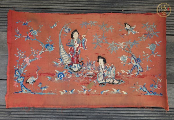 古玩雜項(xiàng)蘇繡神仙故事真品鑒賞圖