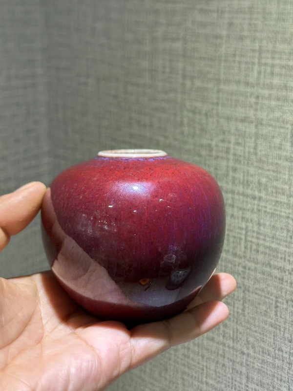 古玩轉賣乾隆·窯變釉水丞拍賣，當前價格6500元