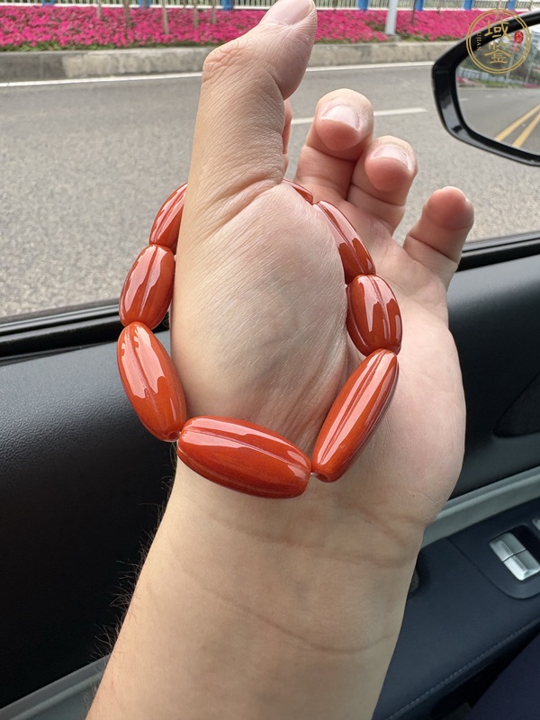 古玩玉器南紅瑪瑙真品鑒賞圖