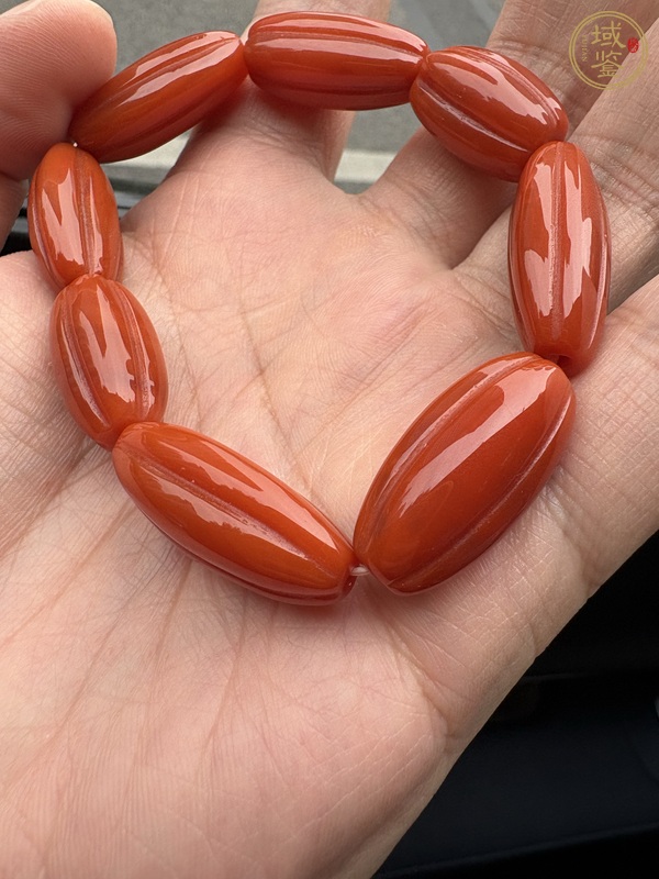 古玩玉器南紅瑪瑙真品鑒賞圖