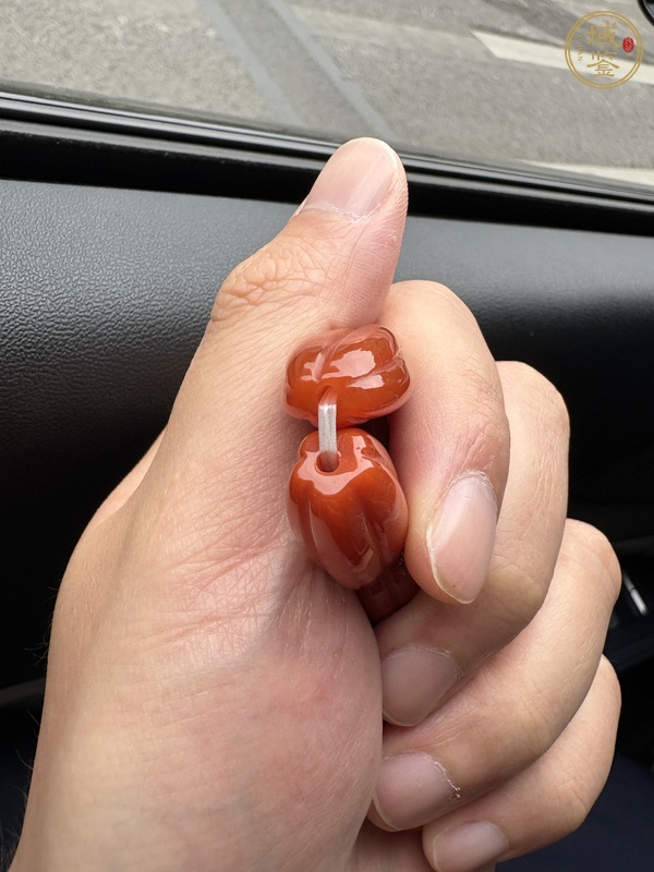 古玩玉器南紅瑪瑙真品鑒賞圖