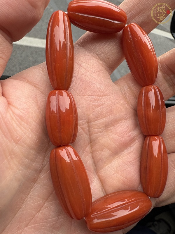 古玩玉器南紅瑪瑙真品鑒賞圖