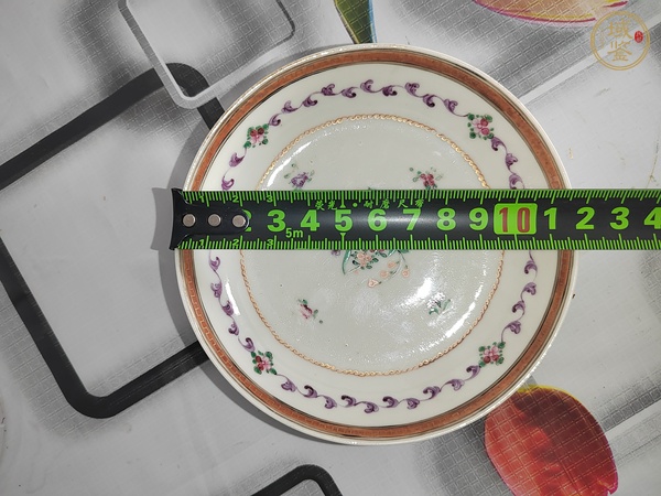 古玩陶瓷廣彩杯盤真品鑒賞圖