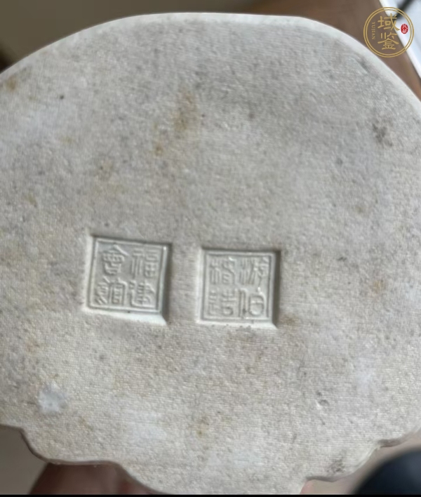 古玩陶瓷粉彩塑像真品鑒賞圖