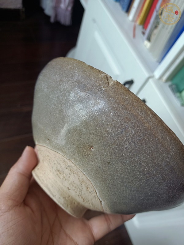 古玩陶瓷元代鈞瓷碗真品鑒賞圖