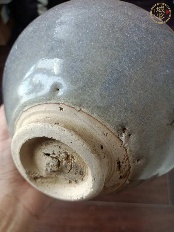 古玩陶瓷元代鈞瓷碗真品鑒賞圖