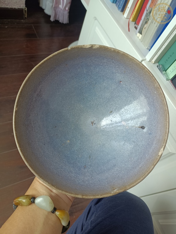 古玩元代鈞瓷碗真品鑒賞圖