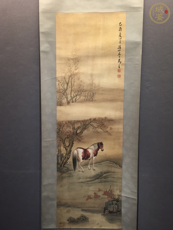 古玩駿馬真品鑒賞圖