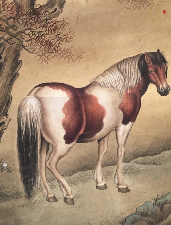 古玩字畫駿馬真品鑒賞圖
