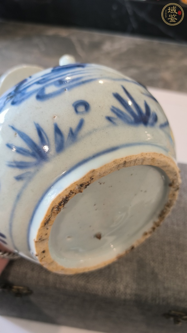 古玩陶瓷明晚·青花高士圖軍持 真品鑒賞圖
